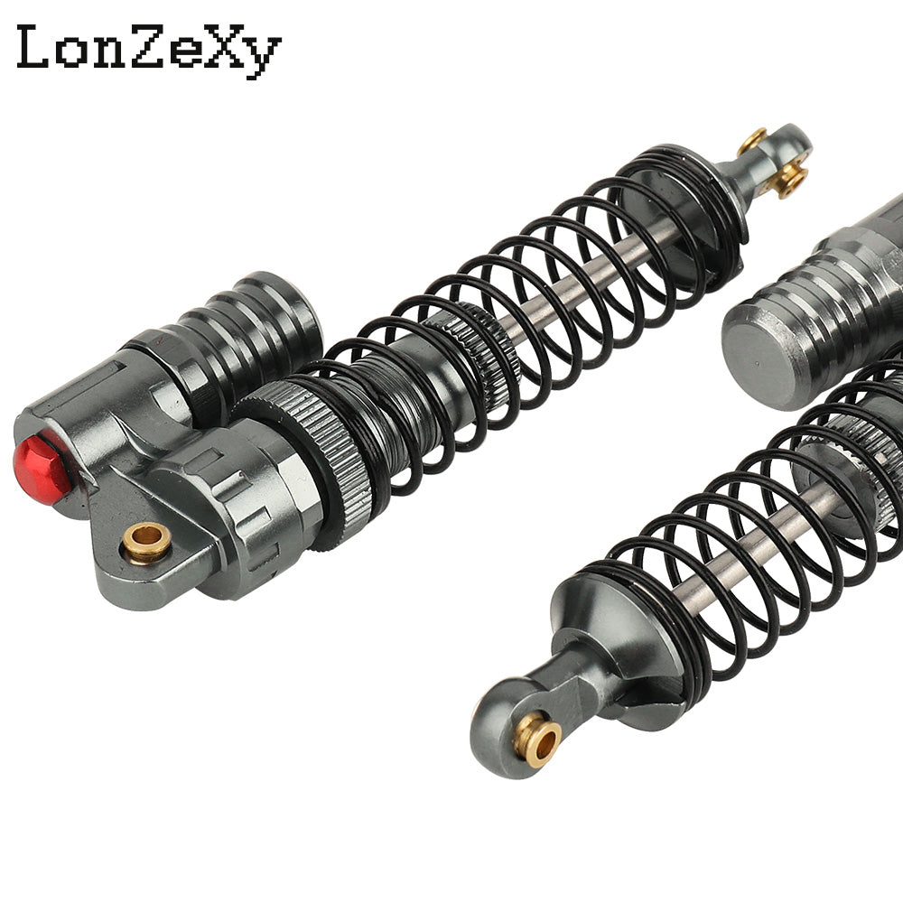 LONZEXY Metal Negative Pressure Shock Set for SCX10 4pcs