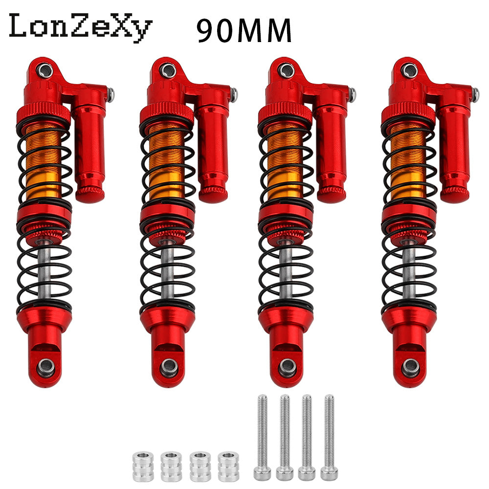 LONZEXY Metal Shock Damper Set for 1/10 Tamiya 4pcs