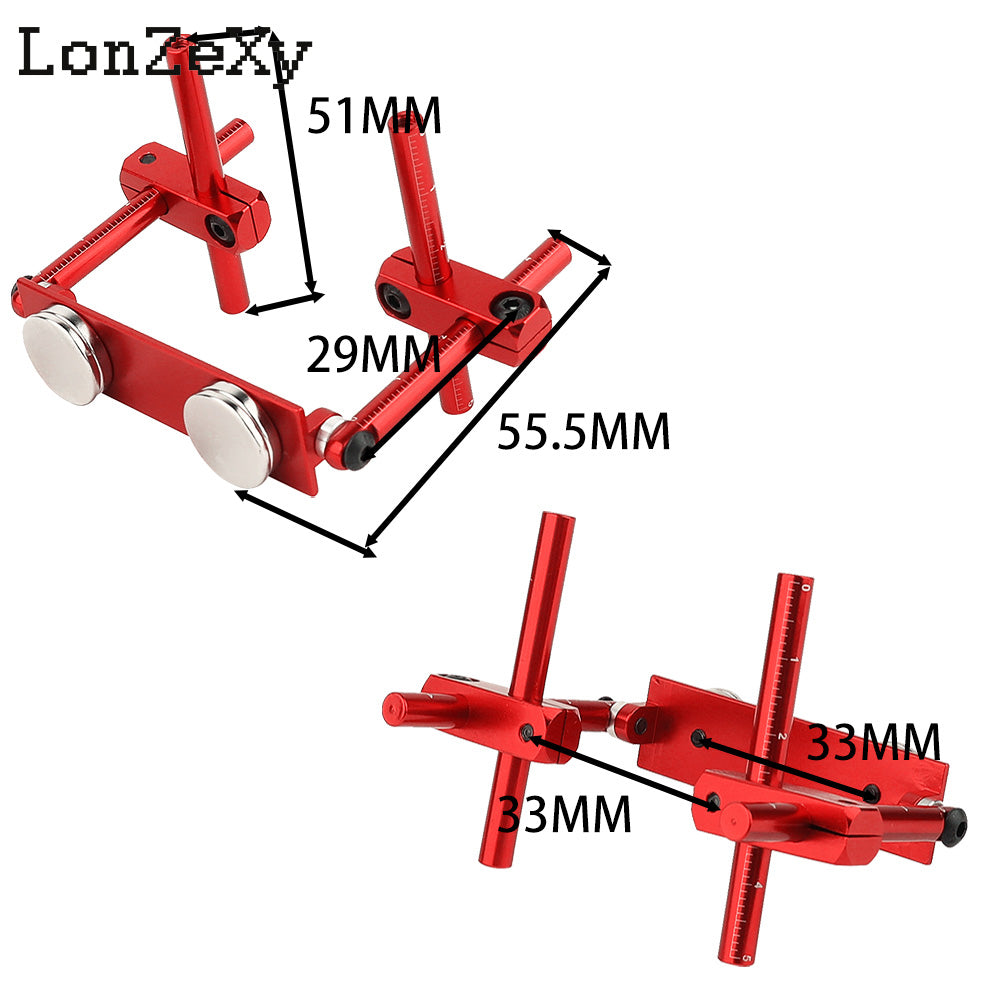 LONZEXY Magnetic Body Shell Mount Column Kit for Sakura TT-01 TT-02