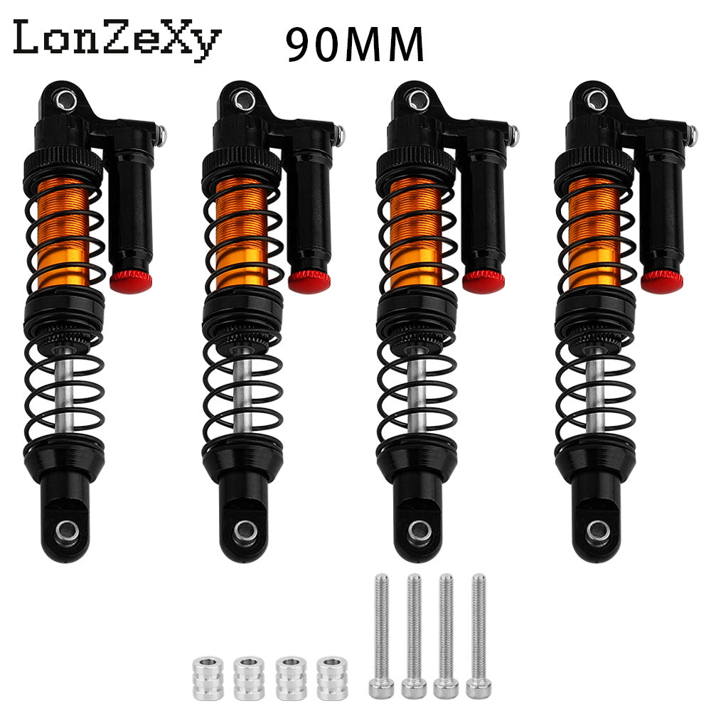LONZEXY Metal Shock Damper Set for 1/10 Tamiya 4pcs