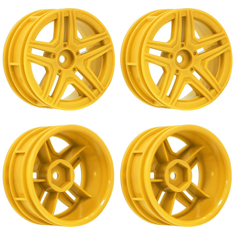 1/10 RC On-Road Car Plastic Wheel Rims Style A 52.8g 12mm Hex Multi Color Empty Hubs RC Modification Parts