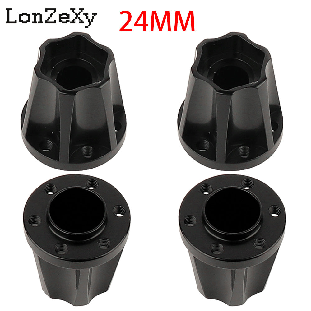 LONZEXY Metal Adapters Hex for 1.9inch 2.2inch Wheel Rim 4Pcs for Scx10 Trx4 Wraith