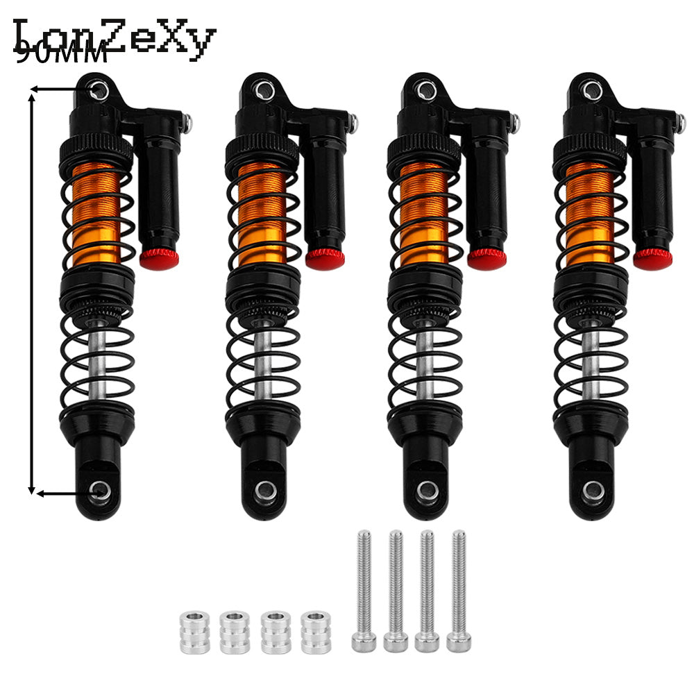 LONZEXY Metal Shock Damper Set for 1/10 Tamiya 4pcs