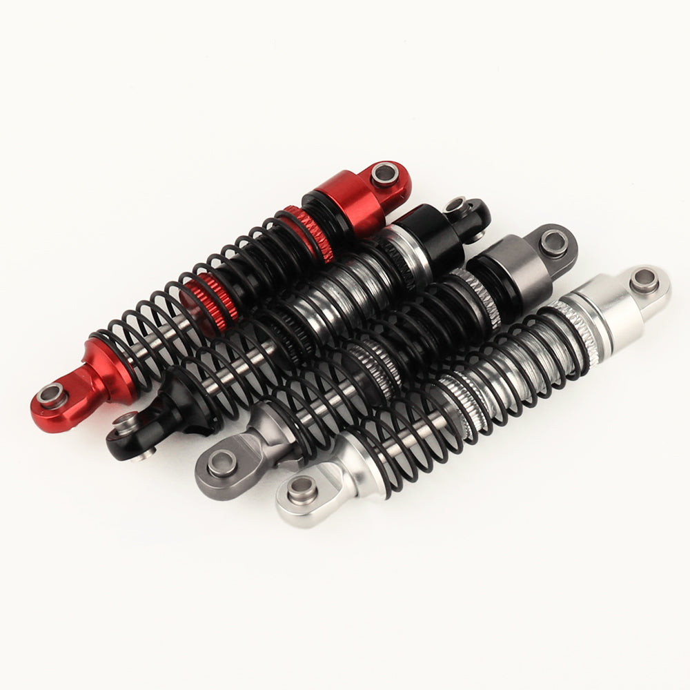 LonZeXy 4PCS Oil Shock Absorber 53/59/66/78mm Aluminum Damper For Traxxas TRX4M 1/18 RC Crawler Car Adjustable Spring Preload Suspension Upgrade Parts