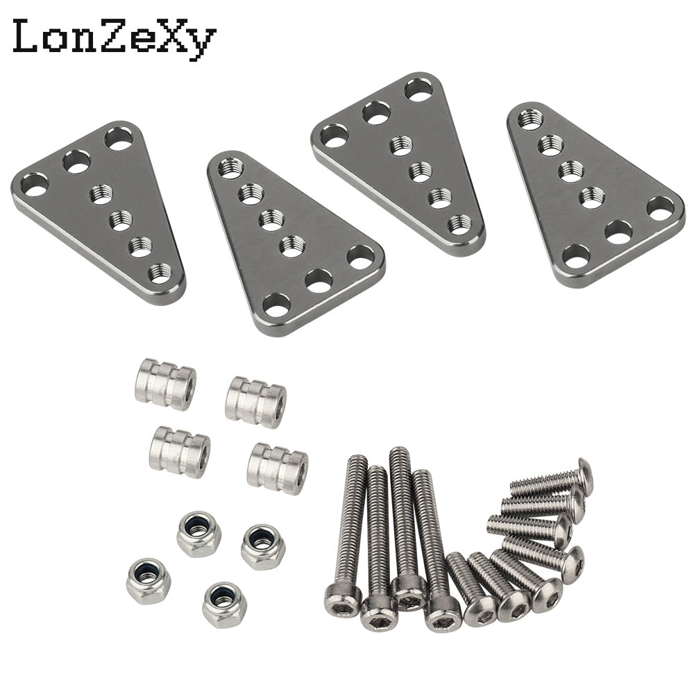 LONZEXY 51mm Adjustable Rear Shock Mount for SCX10