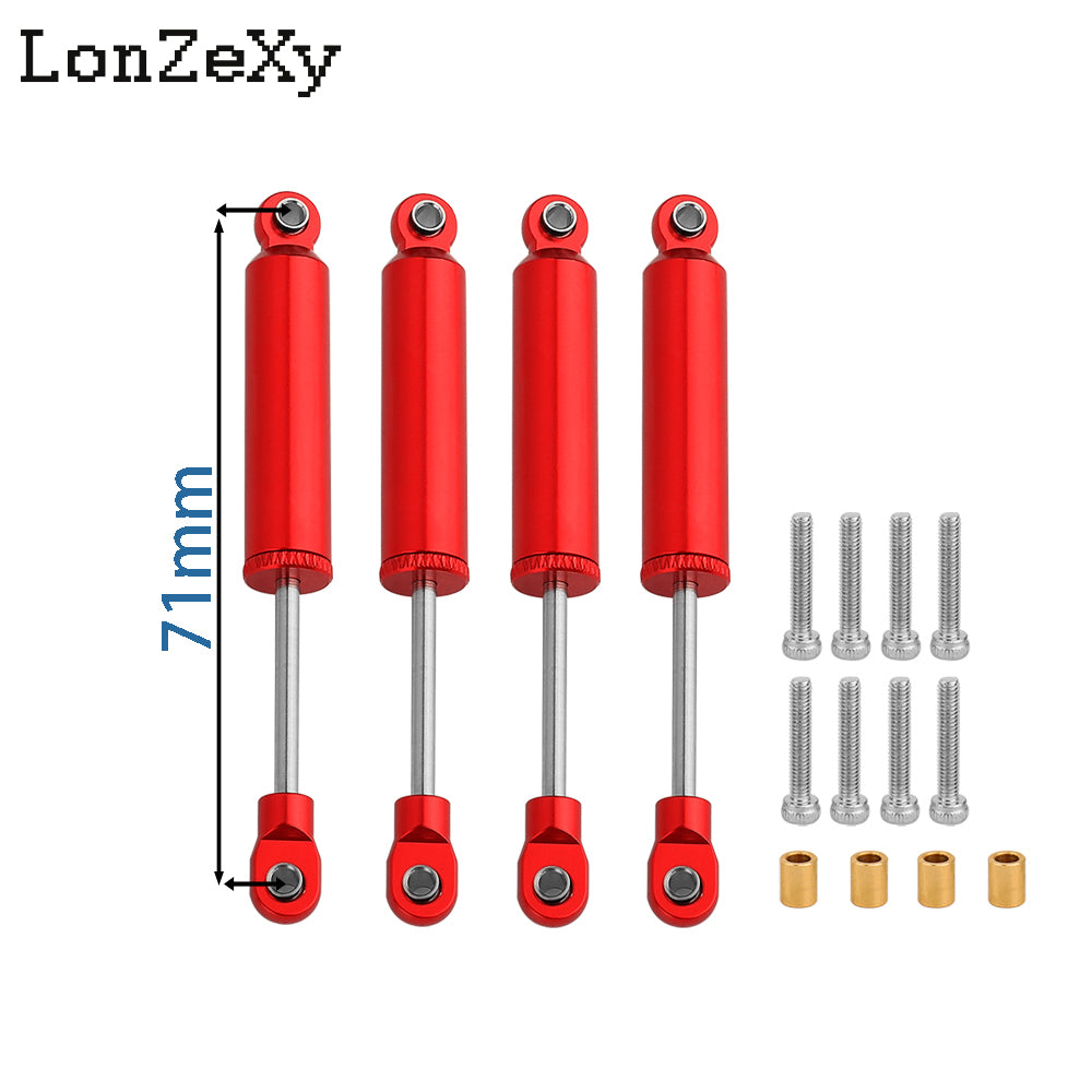 LONZEXY Built-in Spring Shocks Damper for 1/18 TRX-4M Bronco Defender K10 (71mm)