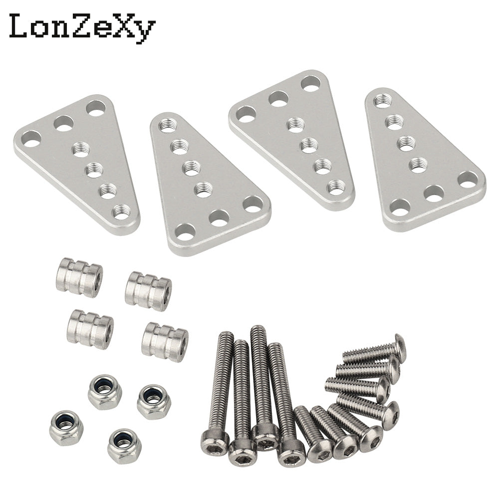LONZEXY 51mm Adjustable Rear Shock Mount for SCX10