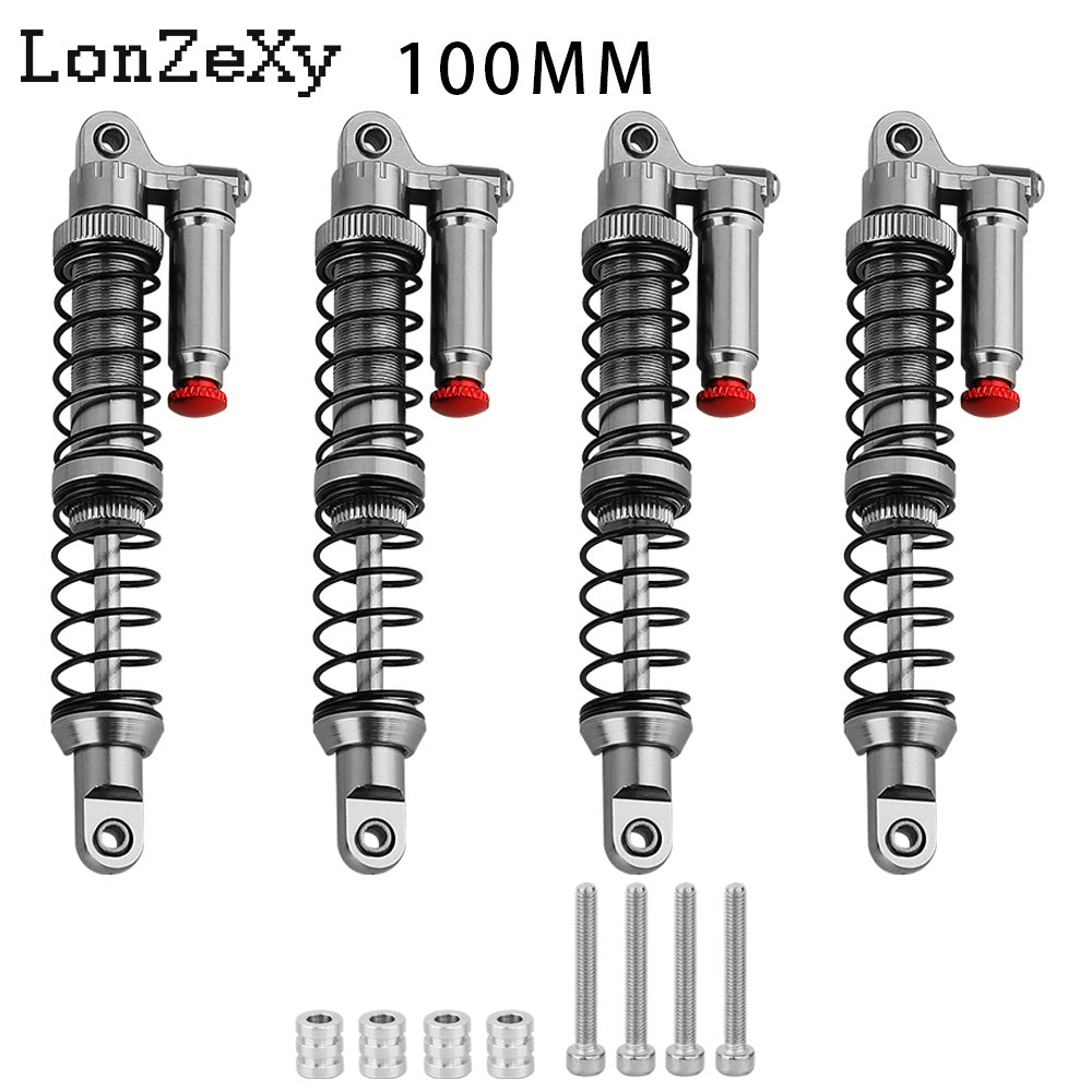 LONZEXY Metal Shock Damper Set for 1/10 Tamiya 4pcs