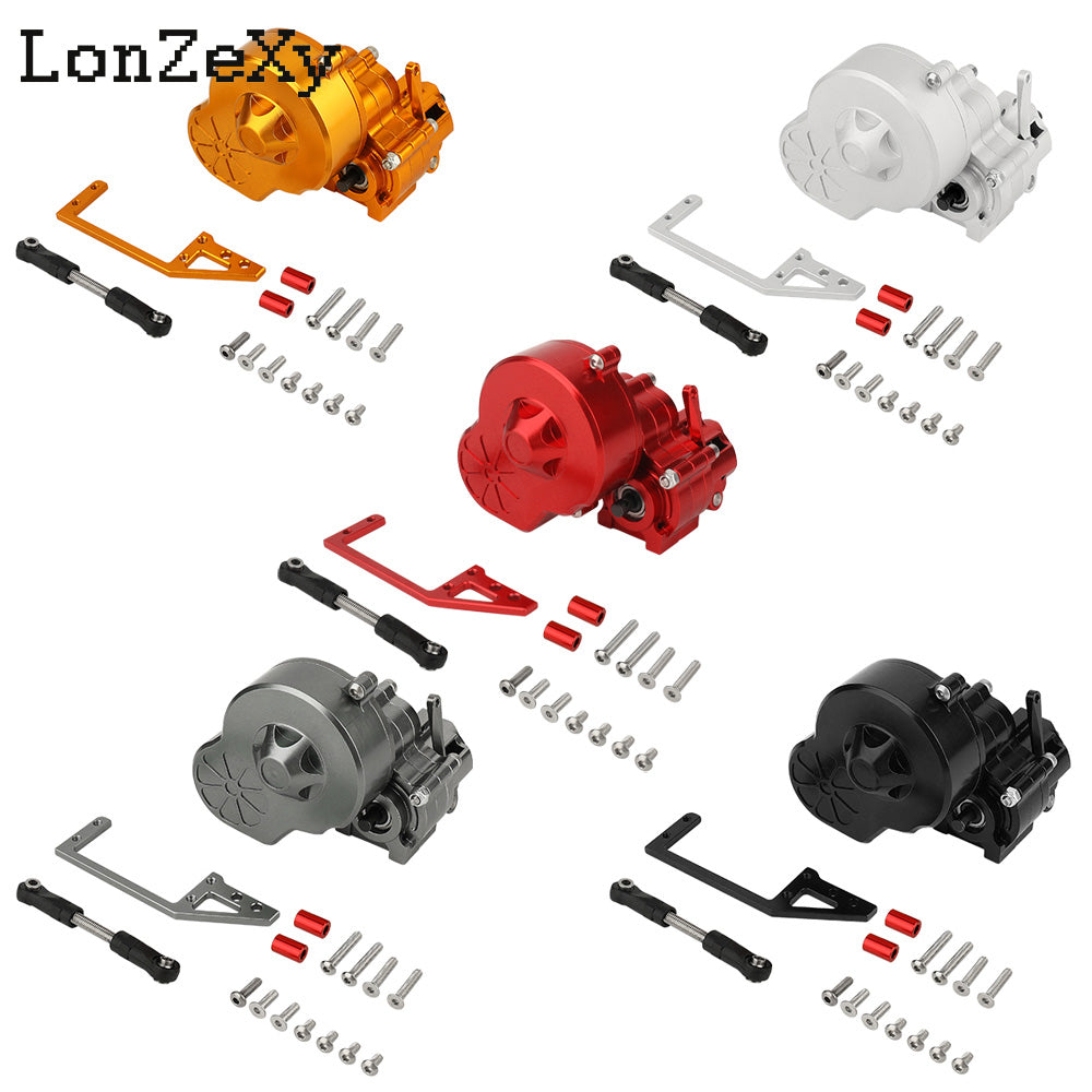 LONZEXY Metal Complete transmission box for SCX10