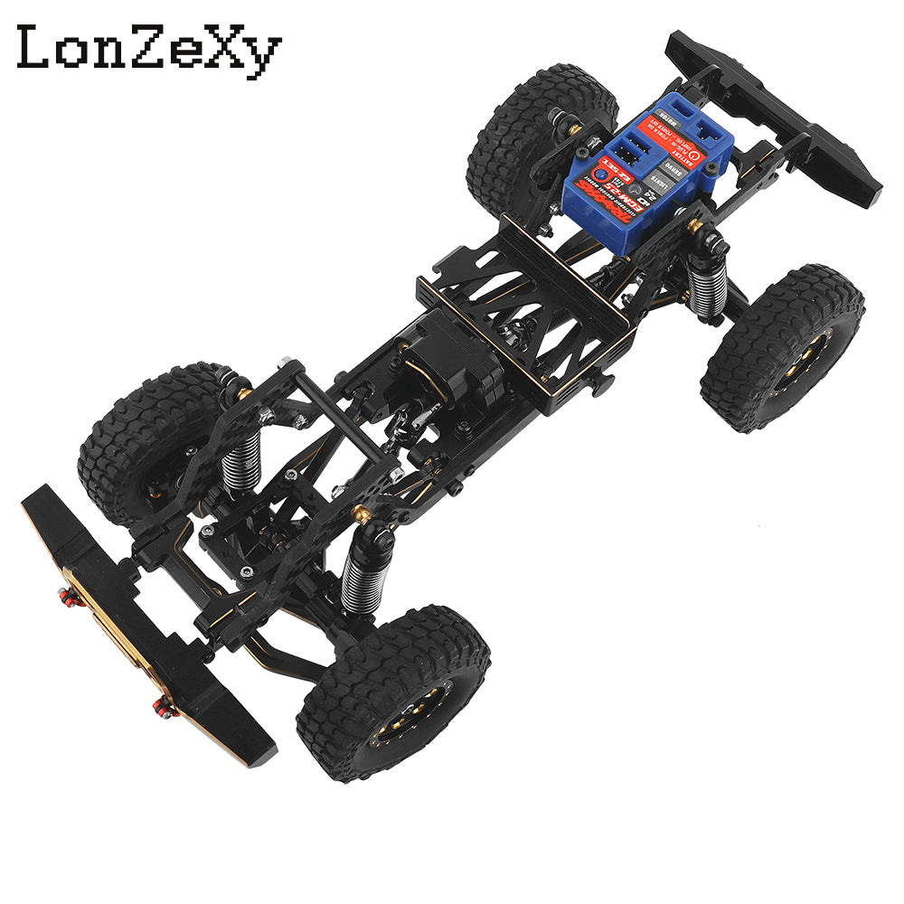 LONZEXY 313mm Wheelbase Assembled Frame Chassis for SCX10 II 90046