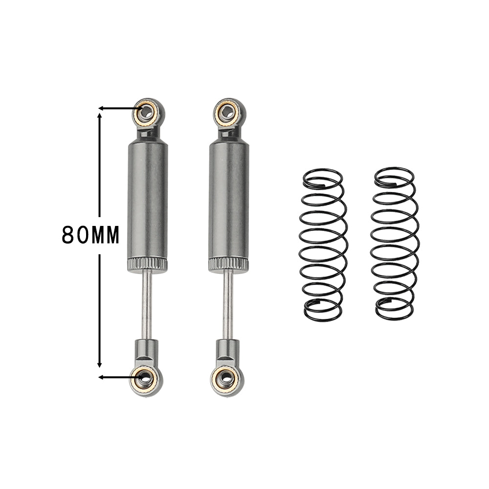 LonZeXy 1/10 RC Crawler Metal Oil Shock Absorber 70/80/90/100/110mm Adjustable Damper For SCX10 TRX4 D90 RC Car Upgrade Parts