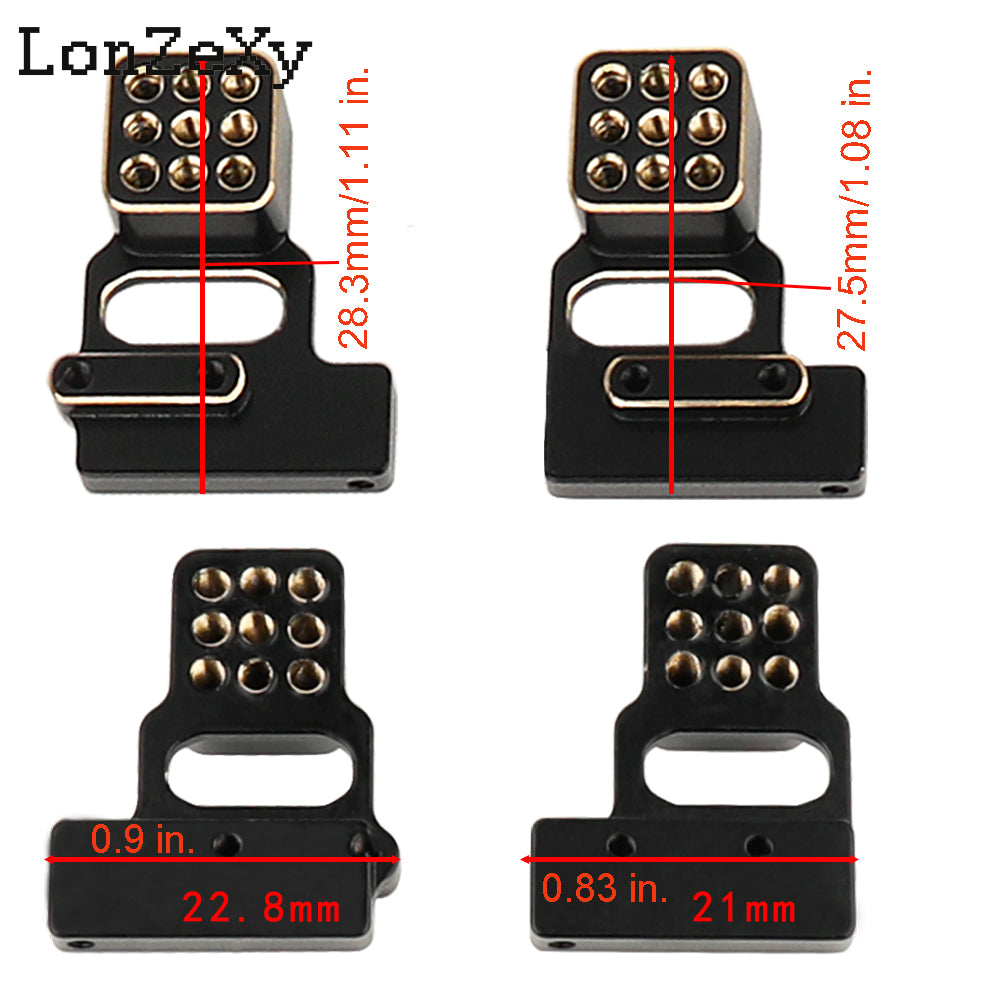 LONZEXY 4PCS Aluminum Front & Rear Shock Towers Mount for TRX4