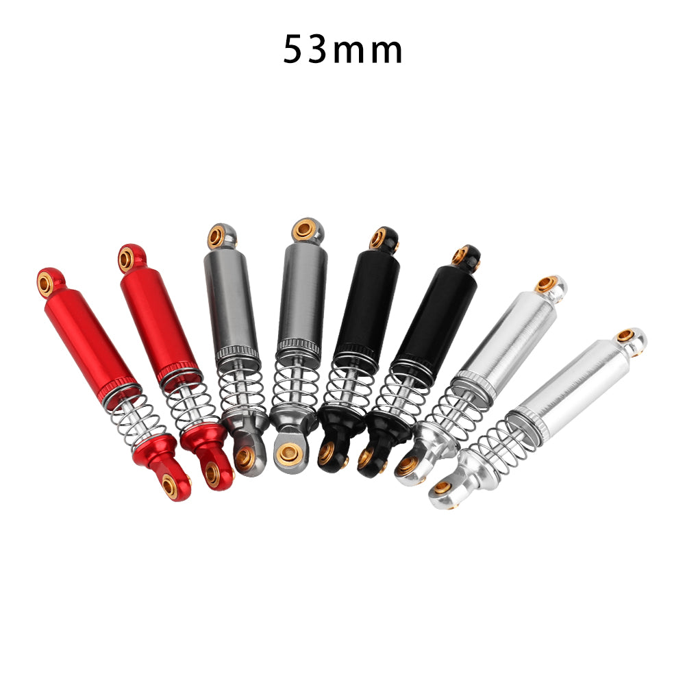 LomZeXy 4PCS Oil Shock Absorber 53/59/65/71/77mm Adjustable Damper For Traxxas TRX4M 1/18 RC Crawler Aluminum Suspension Upgrade Parts