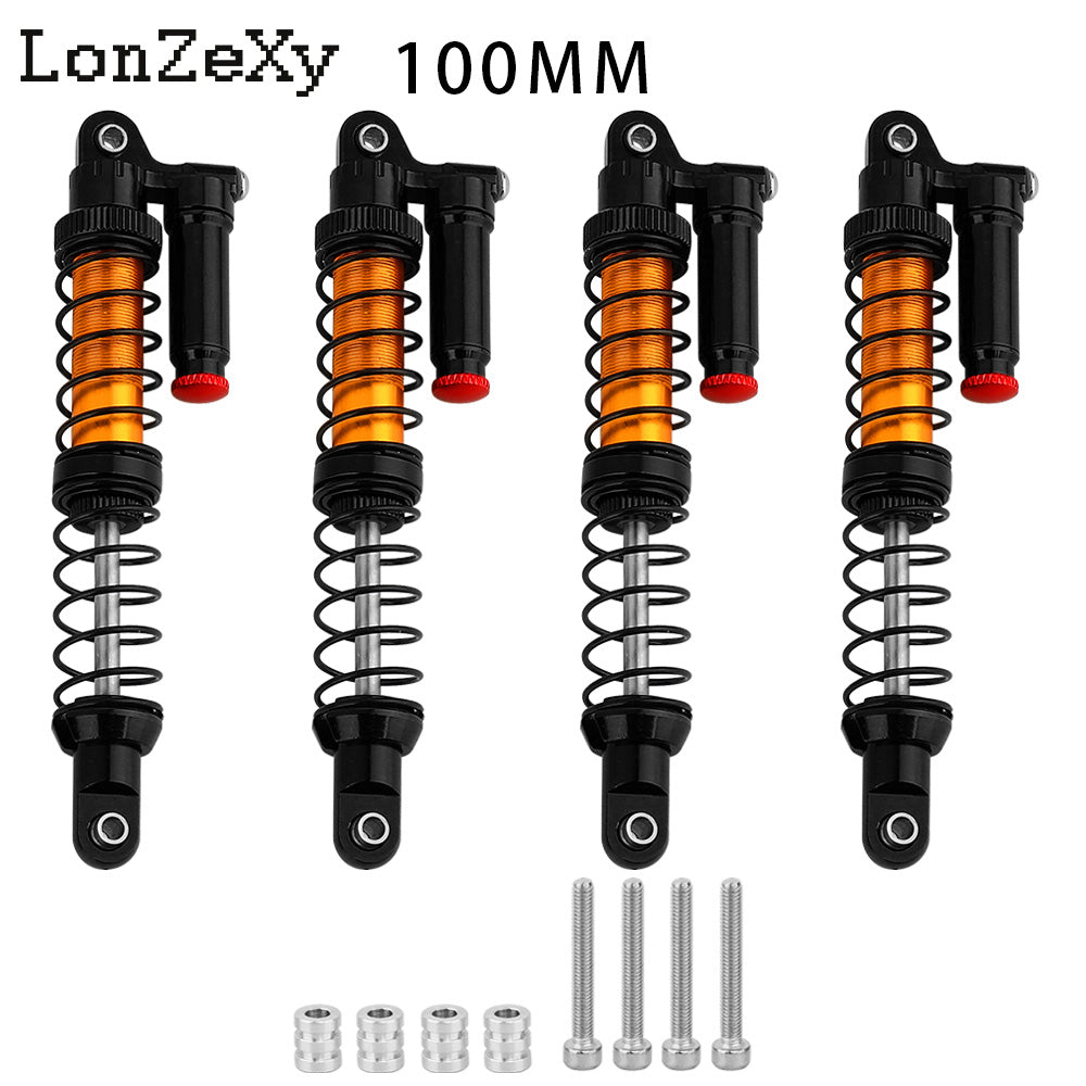 LONZEXY Metal Shock Damper Set for 1/10 Tamiya 4pcs