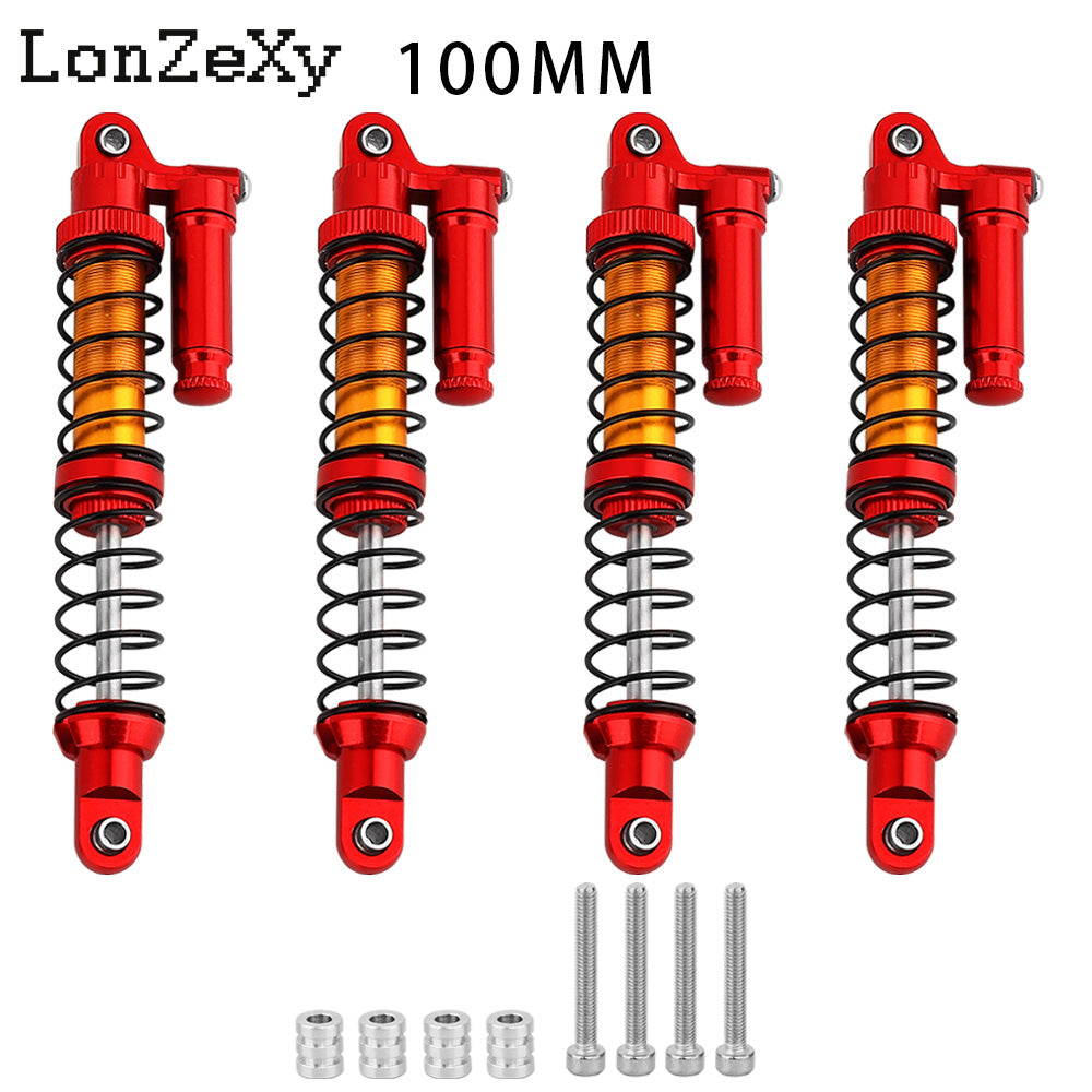 LONZEXY Metal Shock Damper Set for 1/10 Tamiya 4pcs