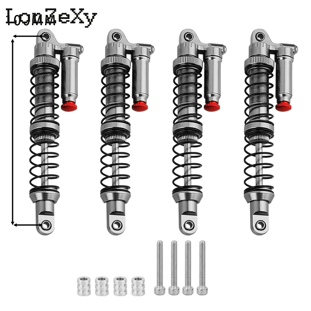 LONZEXY Metal Shock Damper Set for 1/10 Tamiya 4pcs