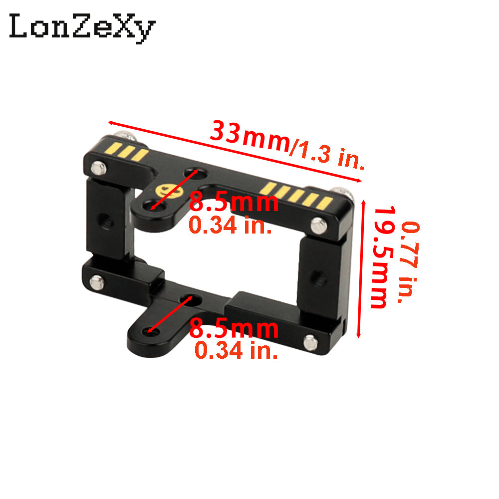 LONZEXY 11g Brass Servo Mount for 1/18 TRX4M Stock Servo (4M-19)