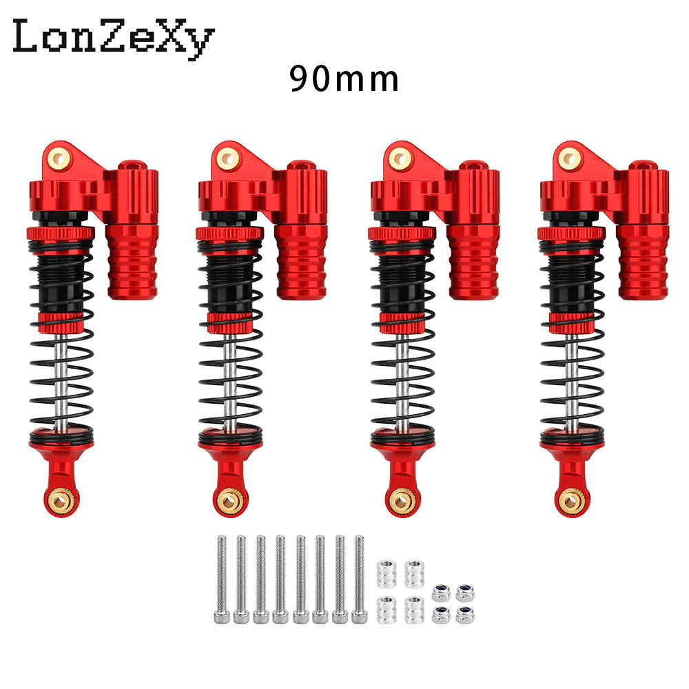 LONZEXY Alloy Shock Damper for SCX10 4PCS