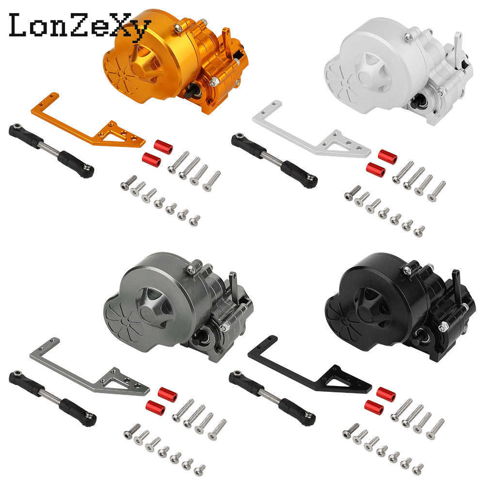 LONZEXY Metal Complete transmission box for SCX10