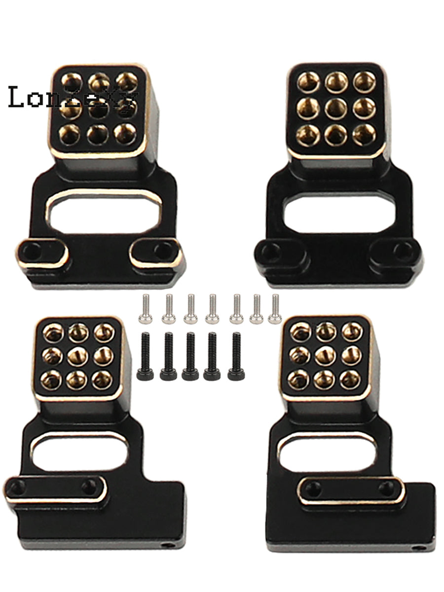 LONZEXY 4PCS Aluminum Front & Rear Shock Towers Mount for TRX4