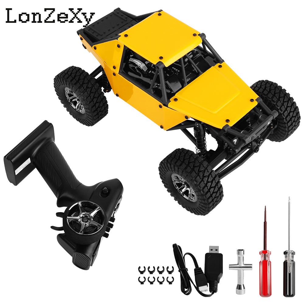 Lonzexy UDX24 RC Model Car 1:24 Scale Mini Crawler For DIY (No Brush Version)
