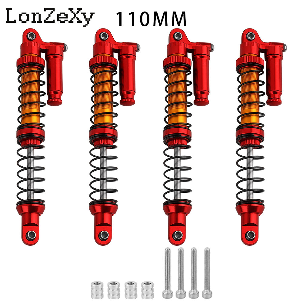 LONZEXY Metal Shock Damper Set for 1/10 Tamiya 4pcs