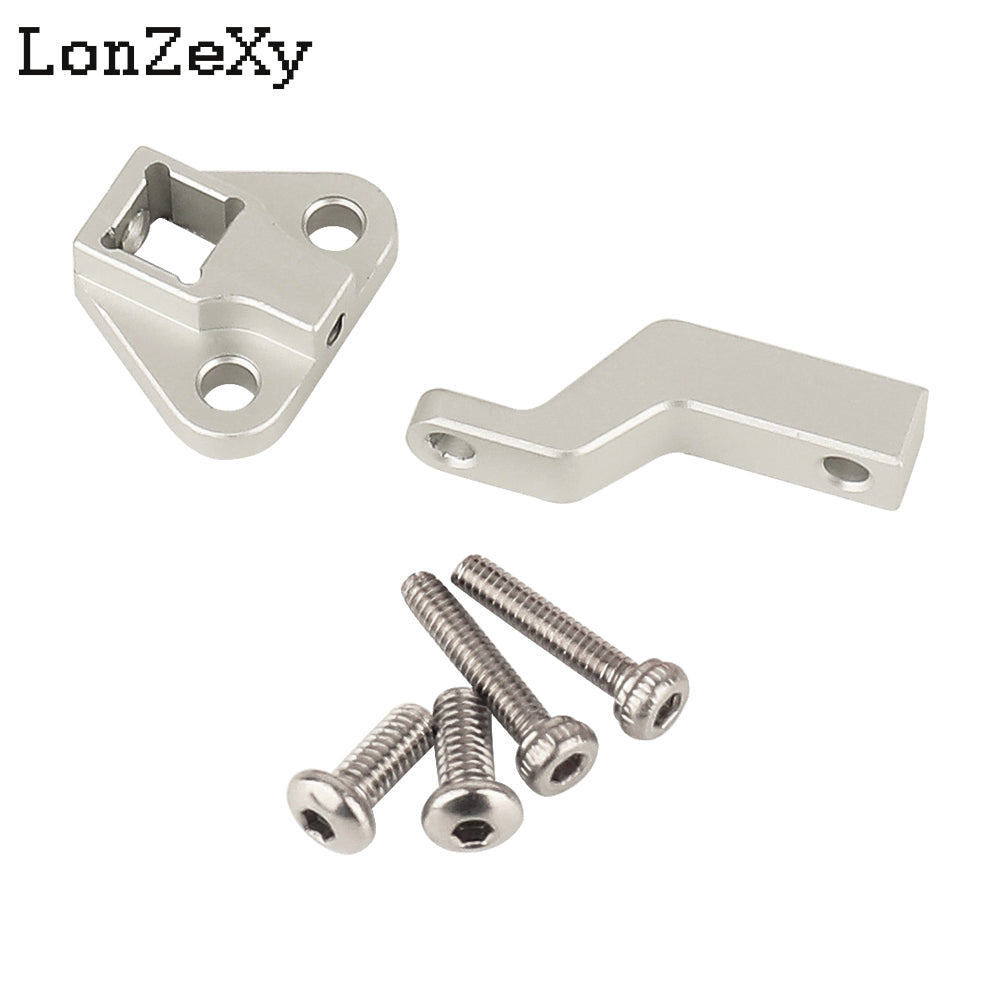 LONZEXY Aluminum Trailer Tow Hitch with Brass Ball for 1/18 TRX4M