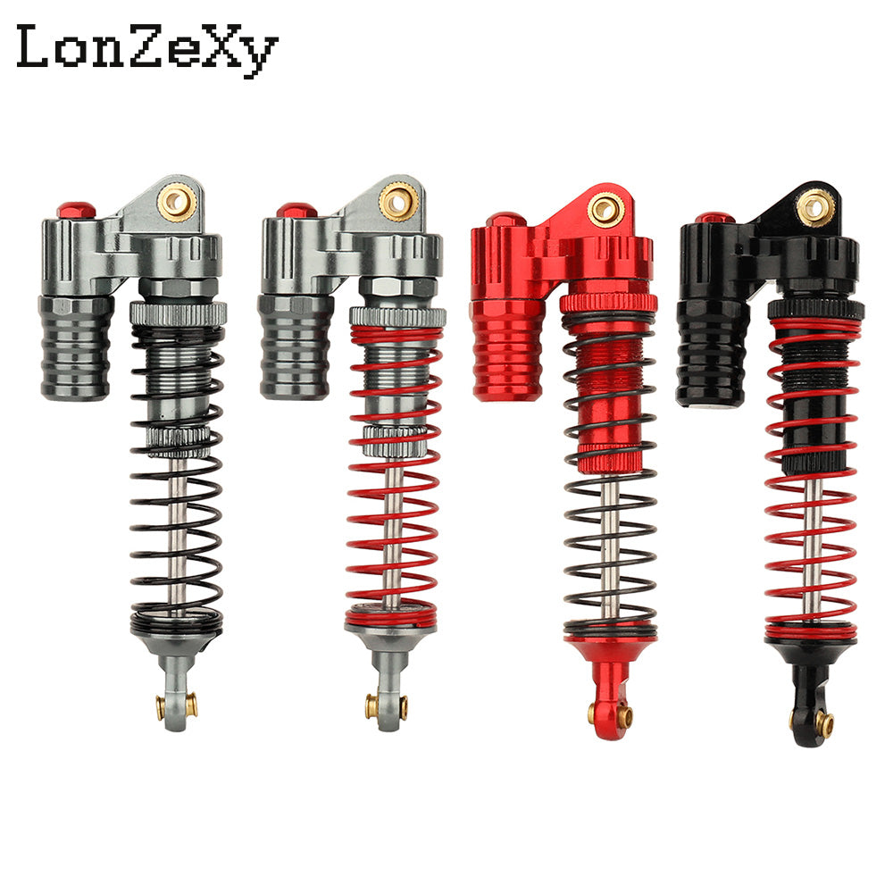 LONZEXY Metal Negative Pressure Shock Set for SCX10 4pcs