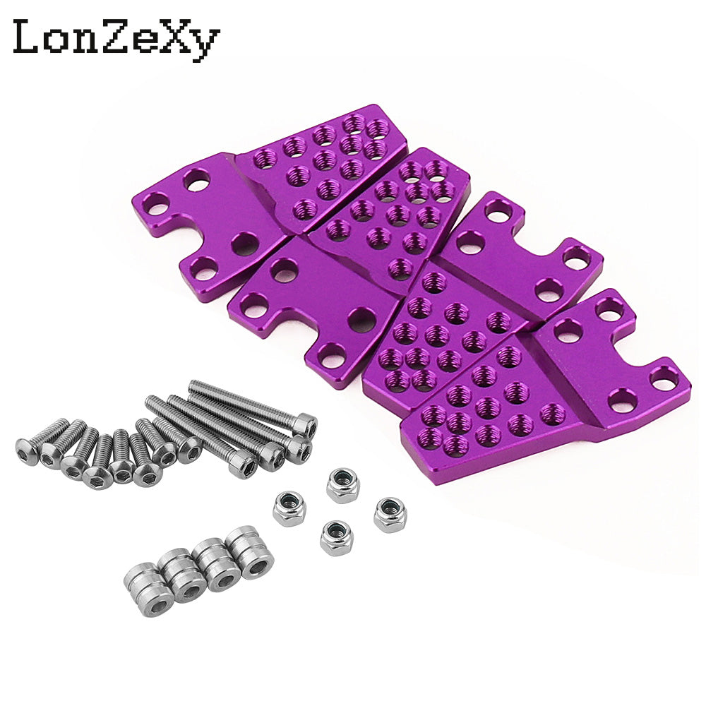 LONZEXY Metal Adjust Height Angle Stand Suspension Kit 4Pcs for TRX-4 SCX10 SCX10-II