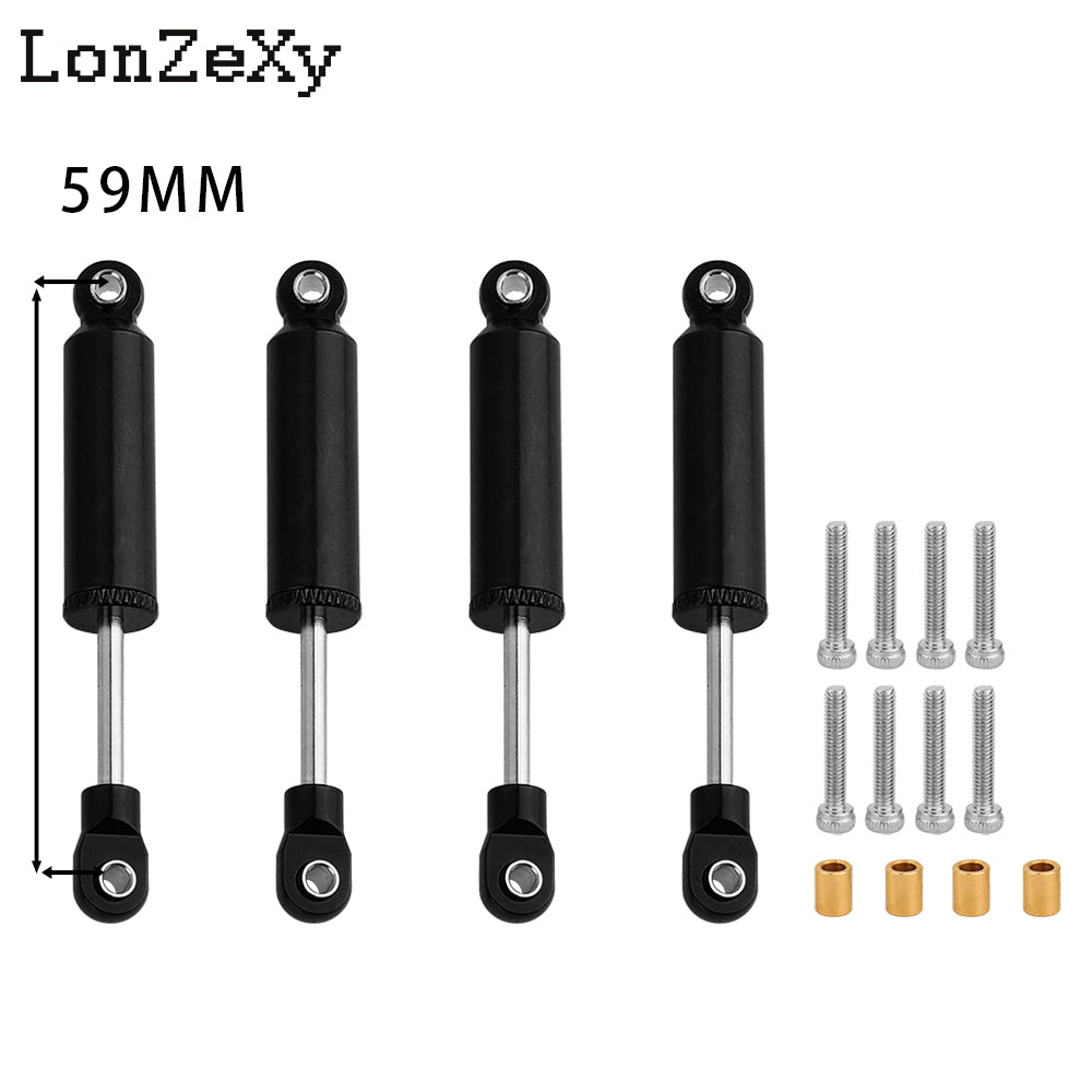 LONZEXY Built-in Spring Shocks Damper for 1/18 TRX-4M Bronco Defender K10 (65mm)