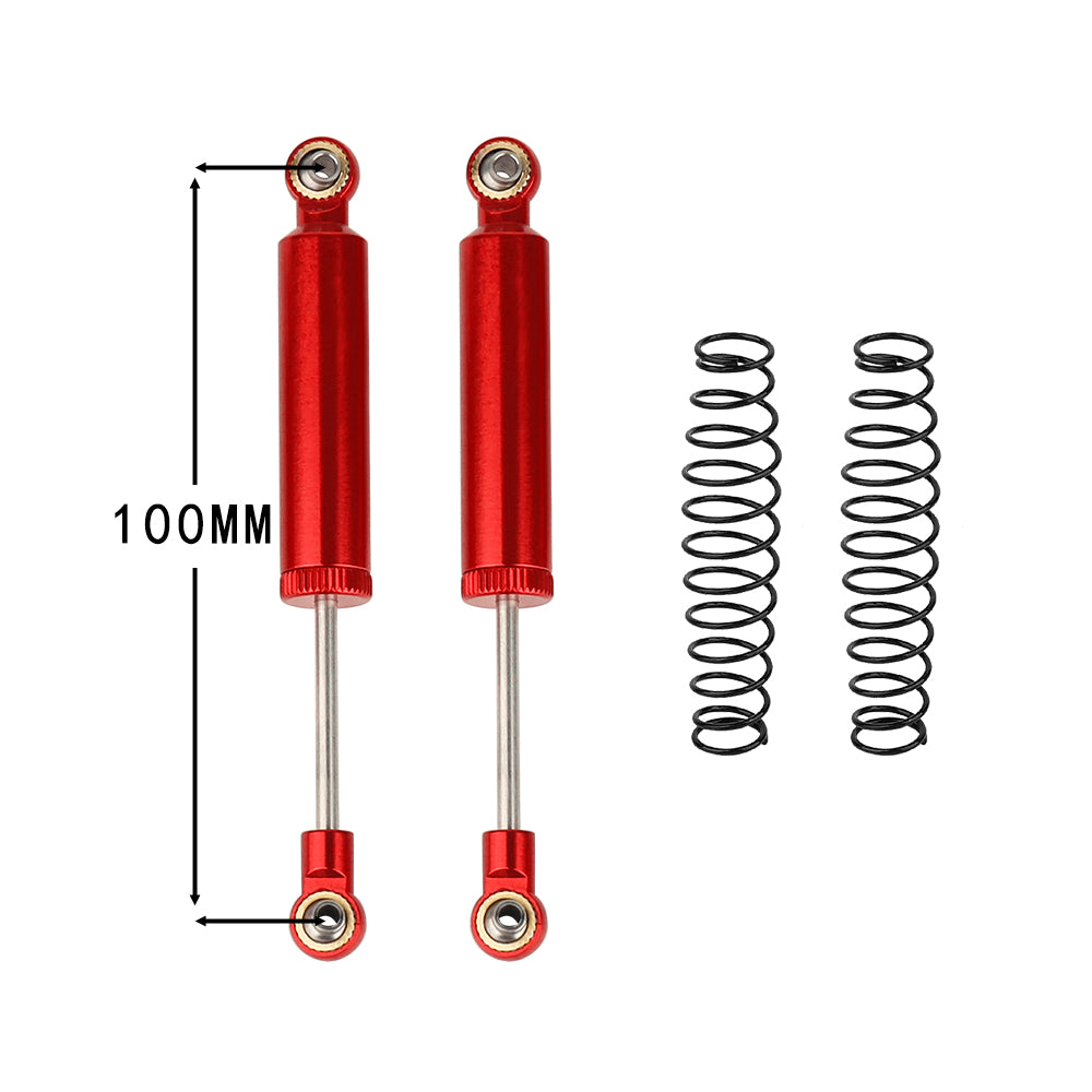 LonZeXy 1/10 RC Crawler Metal Oil Shock Absorber 70/80/90/100/110mm Adjustable Damper For SCX10 TRX4 D90 RC Car Upgrade Parts