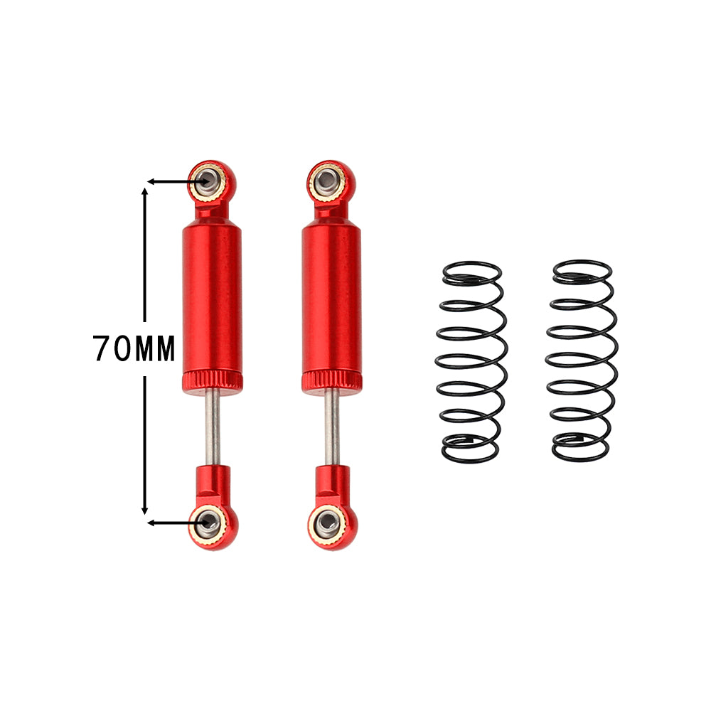 LonZeXy 1/10 RC Crawler Metal Oil Shock Absorber 70/80/90/100/110mm Adjustable Damper For SCX10 TRX4 D90 RC Car Upgrade Parts