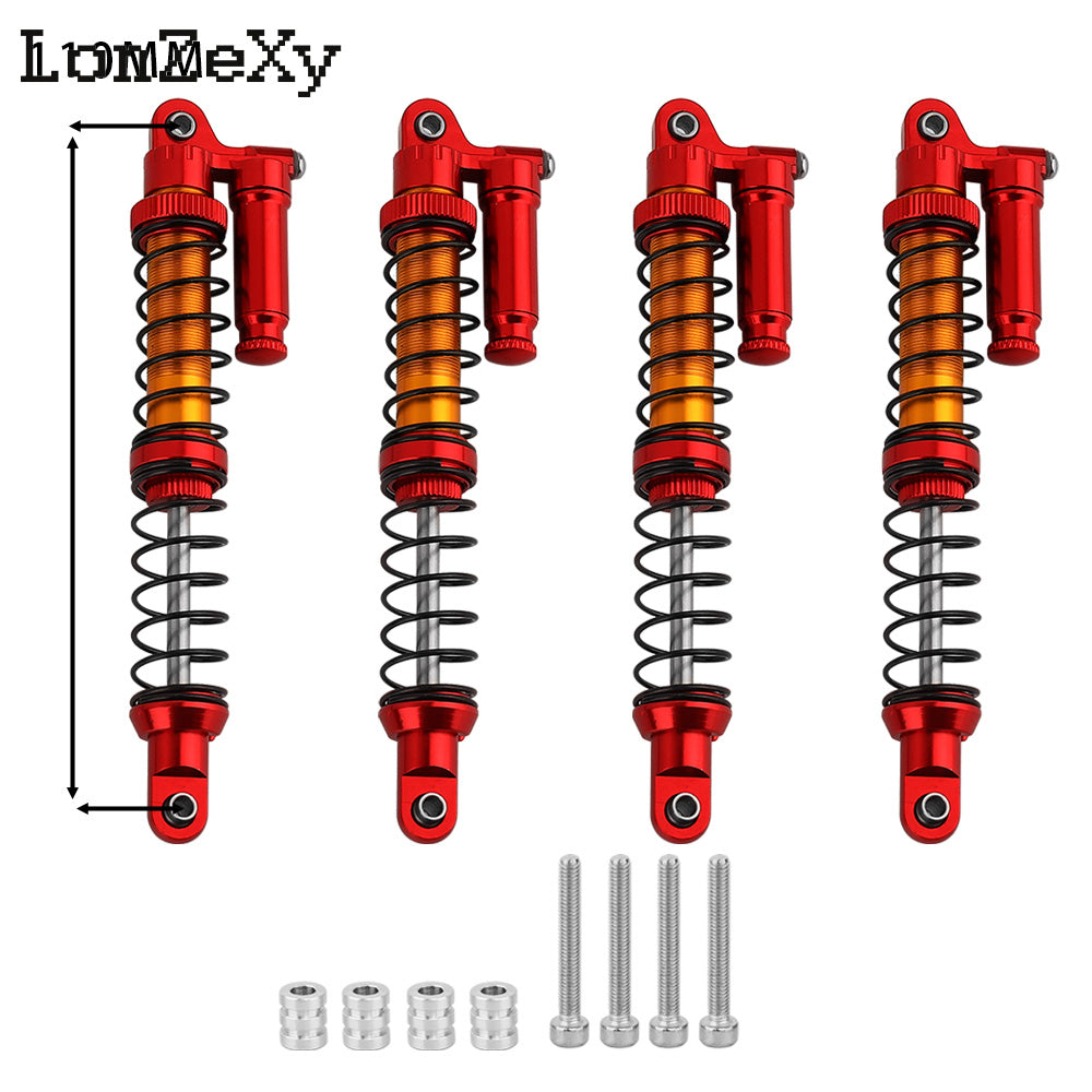 LONZEXY Metal Shock Damper Set for 1/10 Tamiya 4pcs