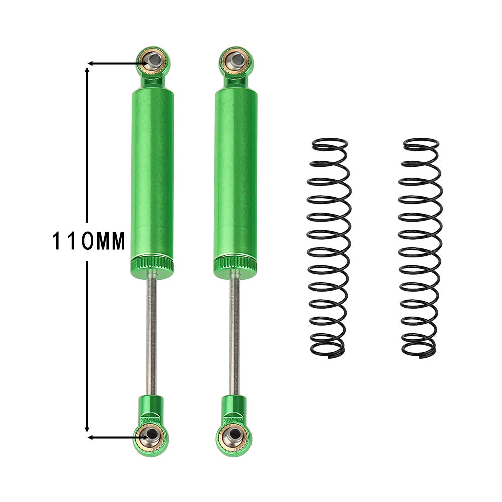 LonZeXy 1/10 RC Crawler Metal Oil Shock Absorber 70/80/90/100/110mm Adjustable Damper For SCX10 TRX4 D90 RC Car Upgrade Parts