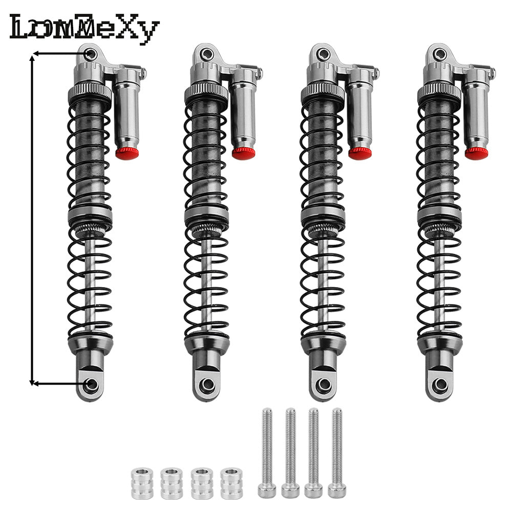 LONZEXY Metal Shock Damper Set for 1/10 Tamiya 4pcs