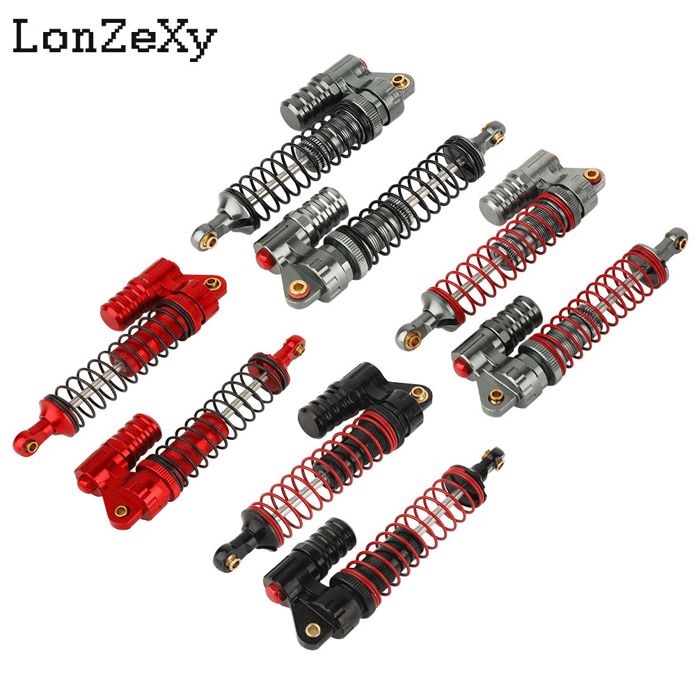 LONZEXY Metal Negative Pressure Shock Set for SCX10 4pcs