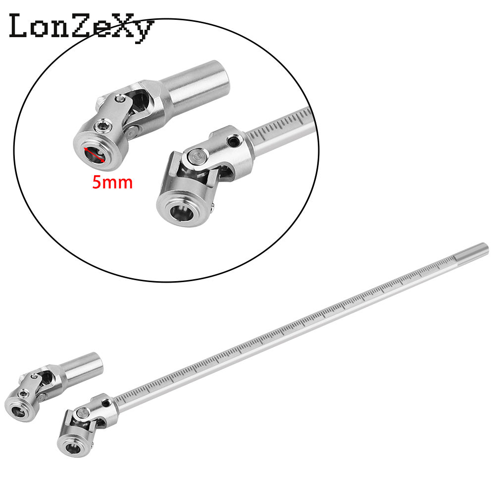 LONZEXY Stainless Steel Driveshaft for Traxxas SCX10 Capra Redcat