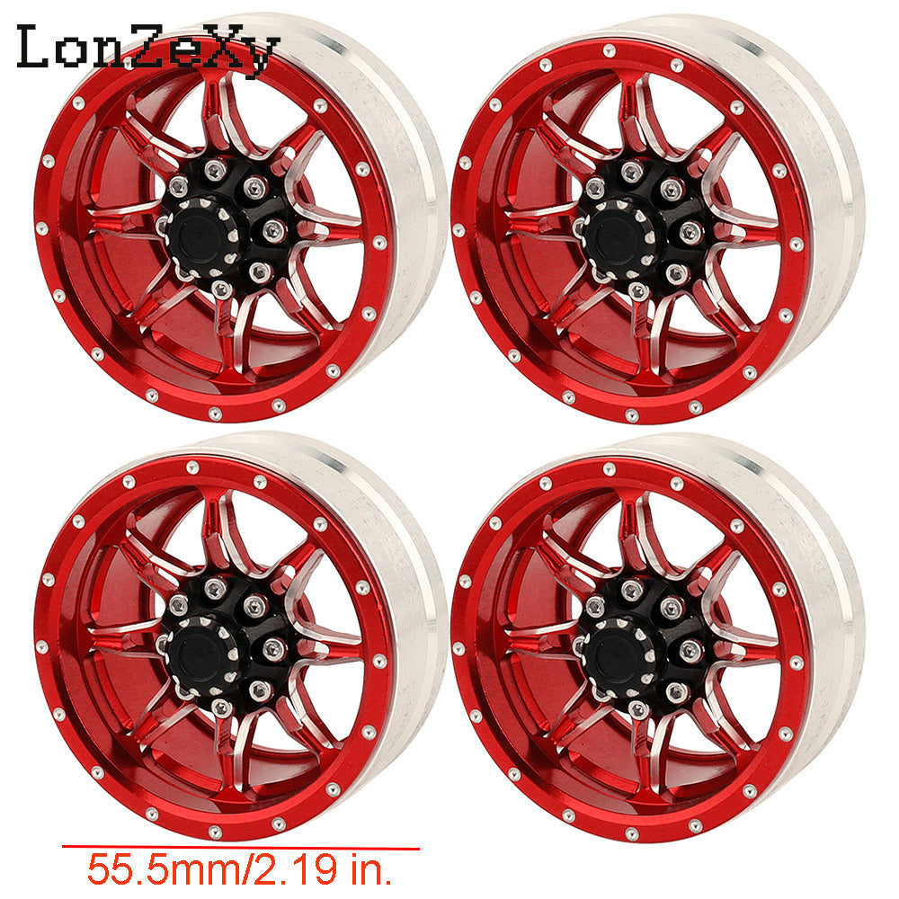 LONZEXY 1.9mm Metal Wheel for SCX10