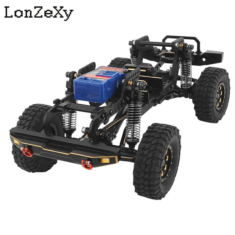 LONZEXY 313mm Wheelbase Assembled Frame Chassis for SCX10 II 90046