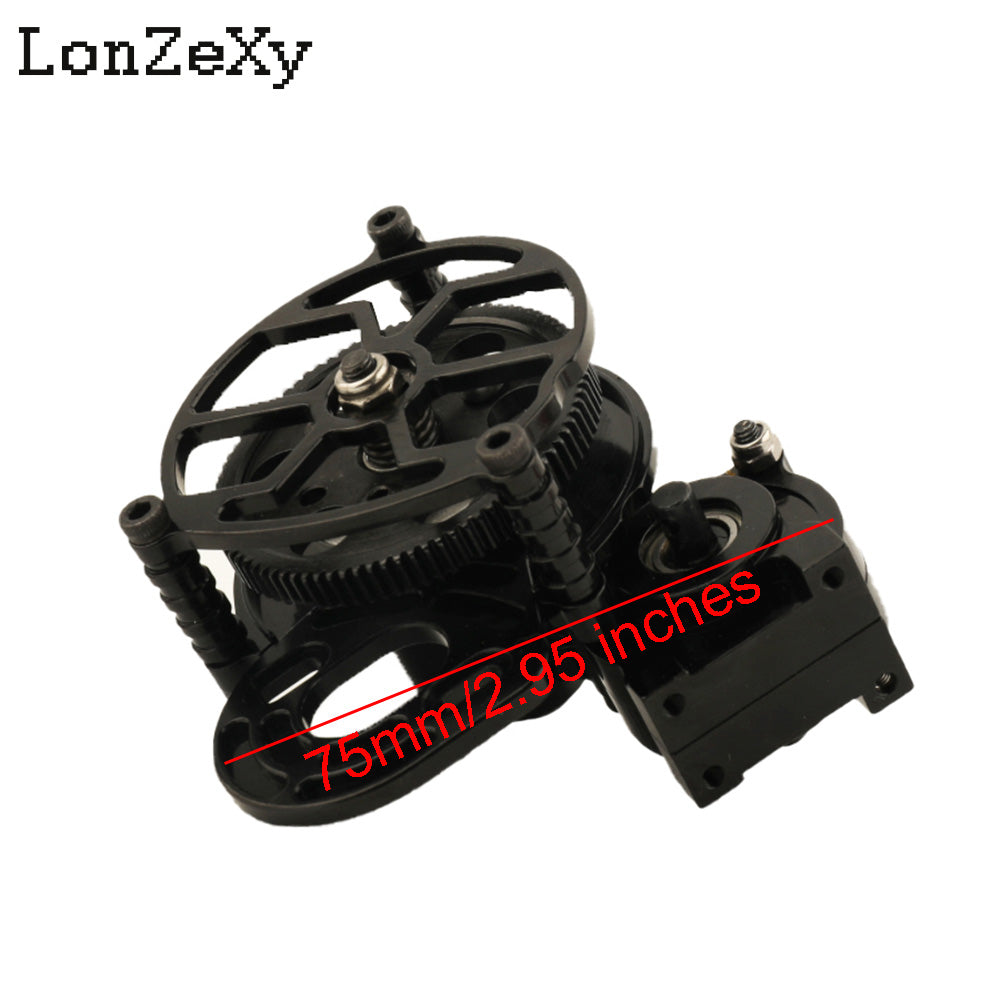 LONZEXY Metal Transmission Gearbox+Motor for SCX10