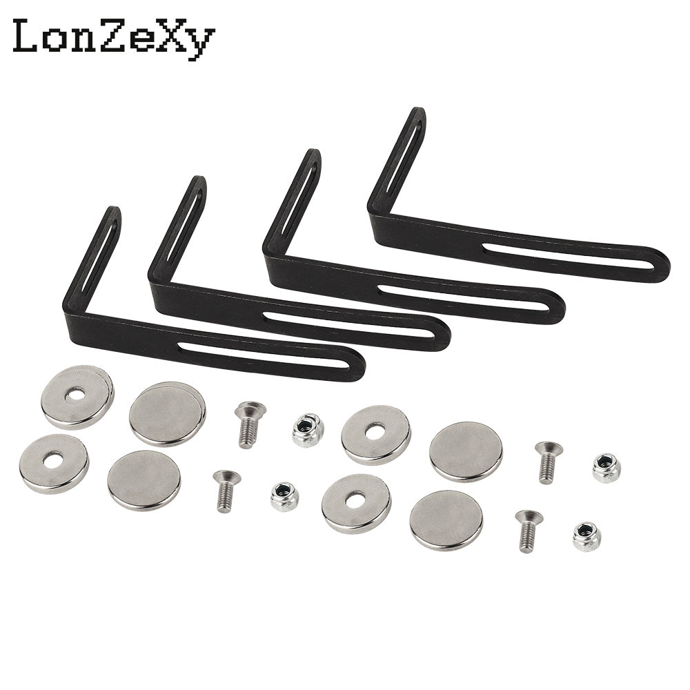 LONZEXY Car Shell Body Mount L-Bracket 4 pcs for SCX10