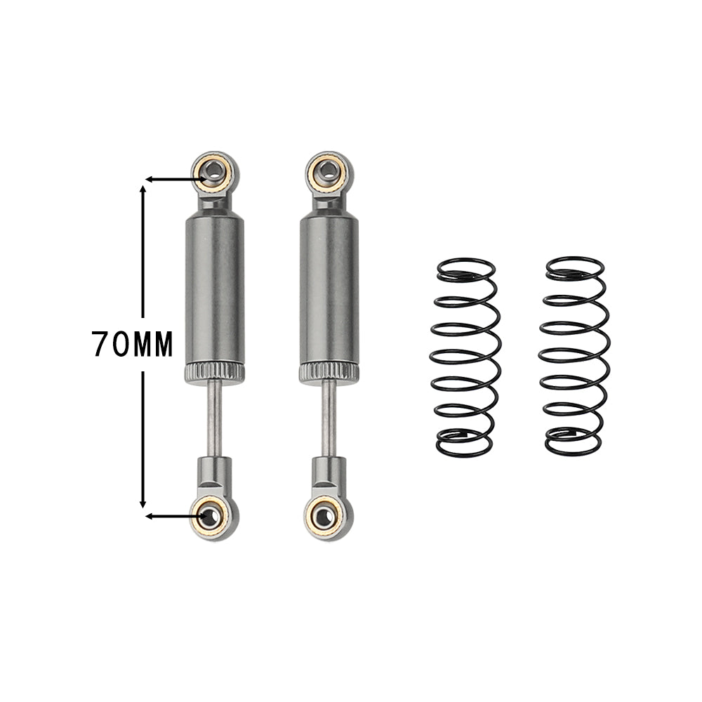 LonZeXy 1/10 RC Crawler Metal Oil Shock Absorber 70/80/90/100/110mm Adjustable Damper For SCX10 TRX4 D90 RC Car Upgrade Parts