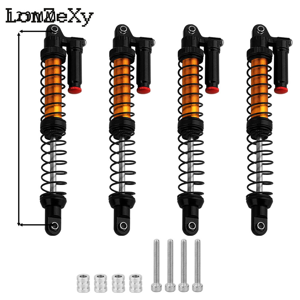 LONZEXY Metal Shock Damper Set for 1/10 Tamiya 4pcs