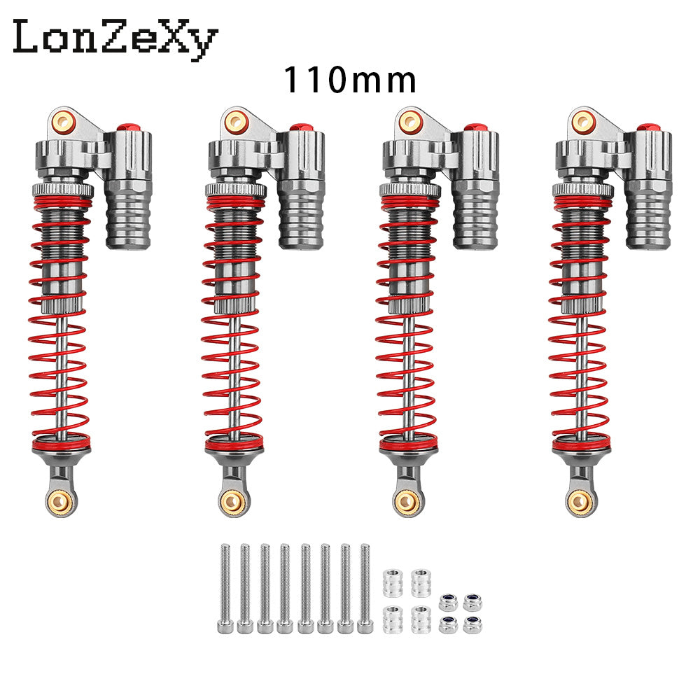 LONZEXY Alloy Shock Damper for SCX10 4PCS