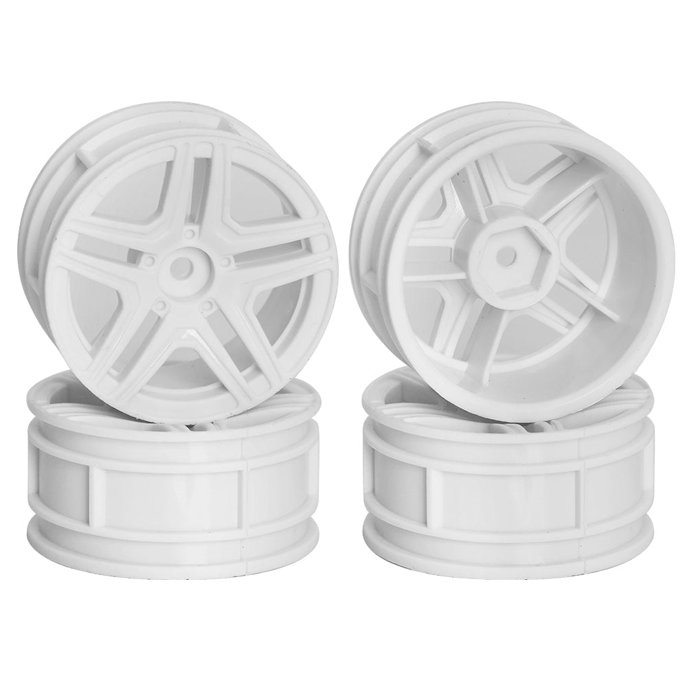 1/10 RC On-Road Car Plastic Wheel Rims Style A 52.8g 12mm Hex Multi Color Empty Hubs RC Modification Parts