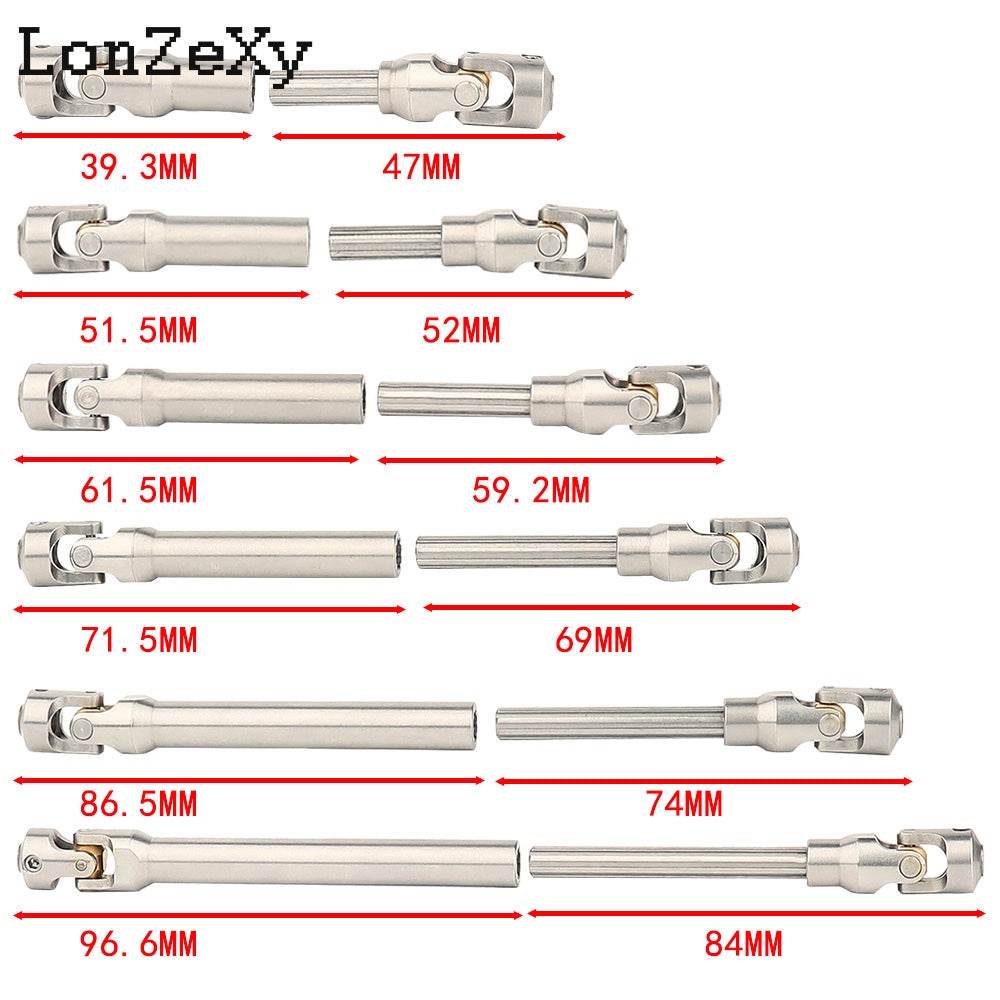 LONZEXY Drive Shafts for SCX10 II III Traxxas TRX4 Redcat