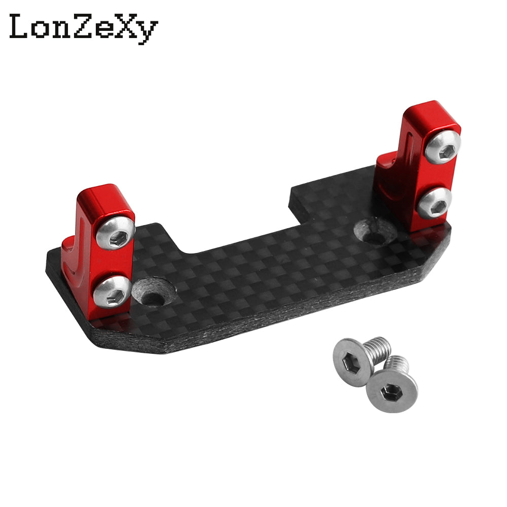 LONZEXY Carbon Fiber Servo Mount for Axial 1/10 RR10 Wraith 90045 90056