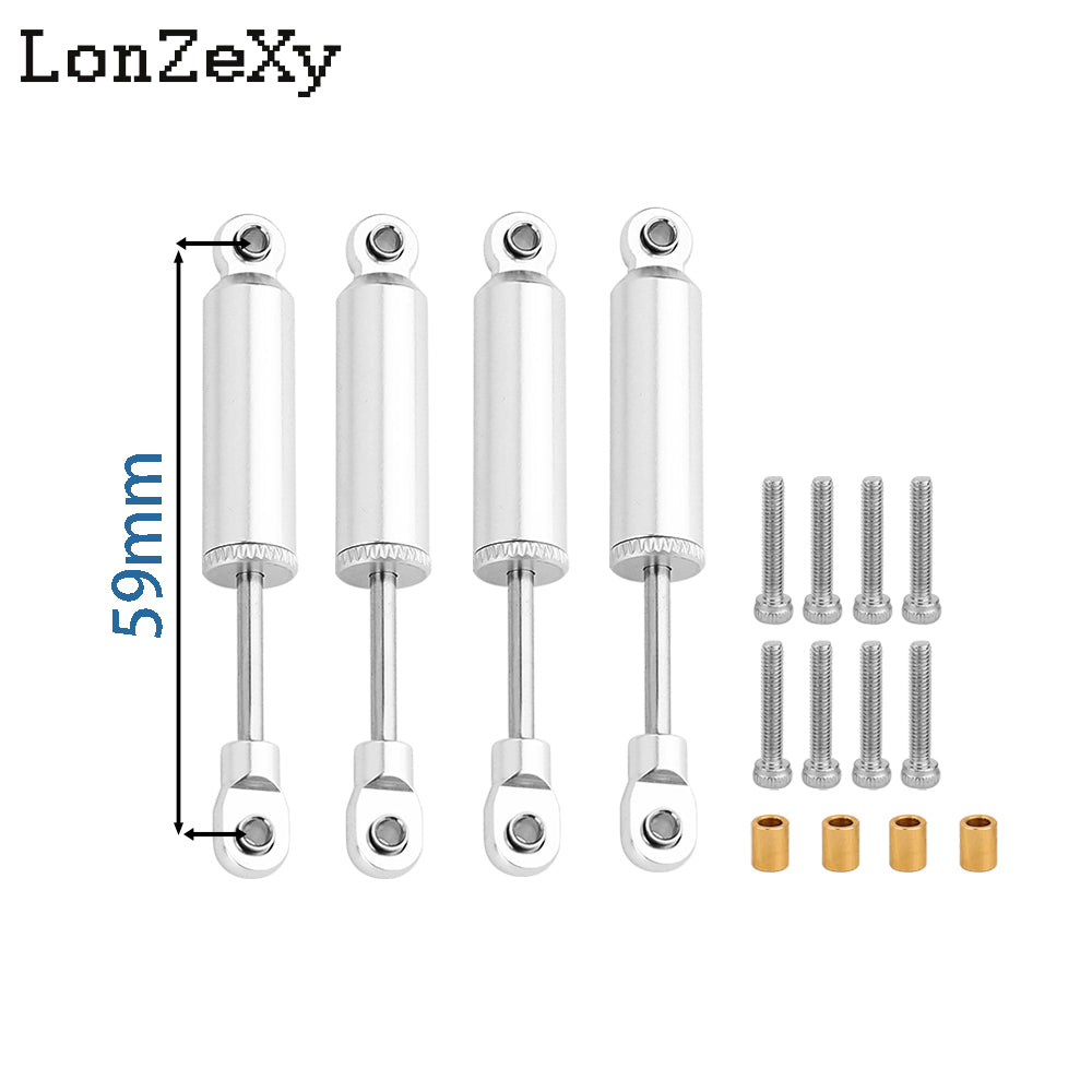 LONZEXY Built-in Spring Shocks Damper for 1/18 TRX-4M Bronco Defender K10 (65mm)
