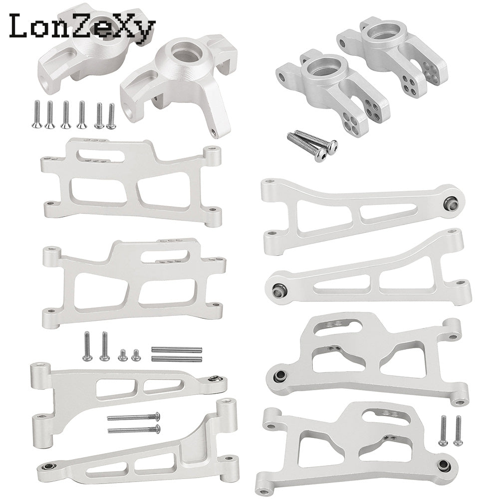 LONZEXY Aluminum Front Rear Steering Knuckle for 1/14 MJX Hyper Go