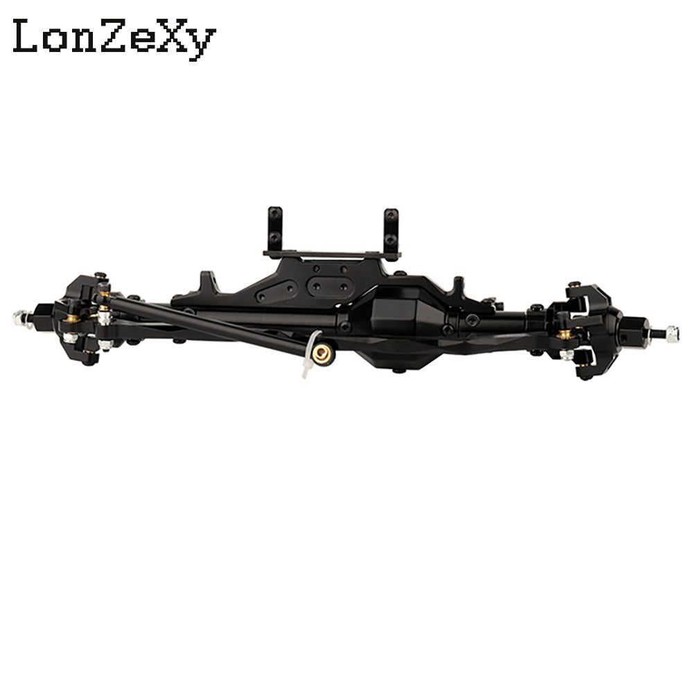 LONZEXY Complete Metal Front / Rear Axle Set for 1/10 RC Rock Crawler Axial Wraith